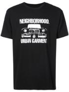Neighborhood Car Print T-shirt - Black