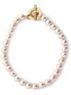 Céline Vintage Faux Pearls Bracelet - Nude & Neutrals