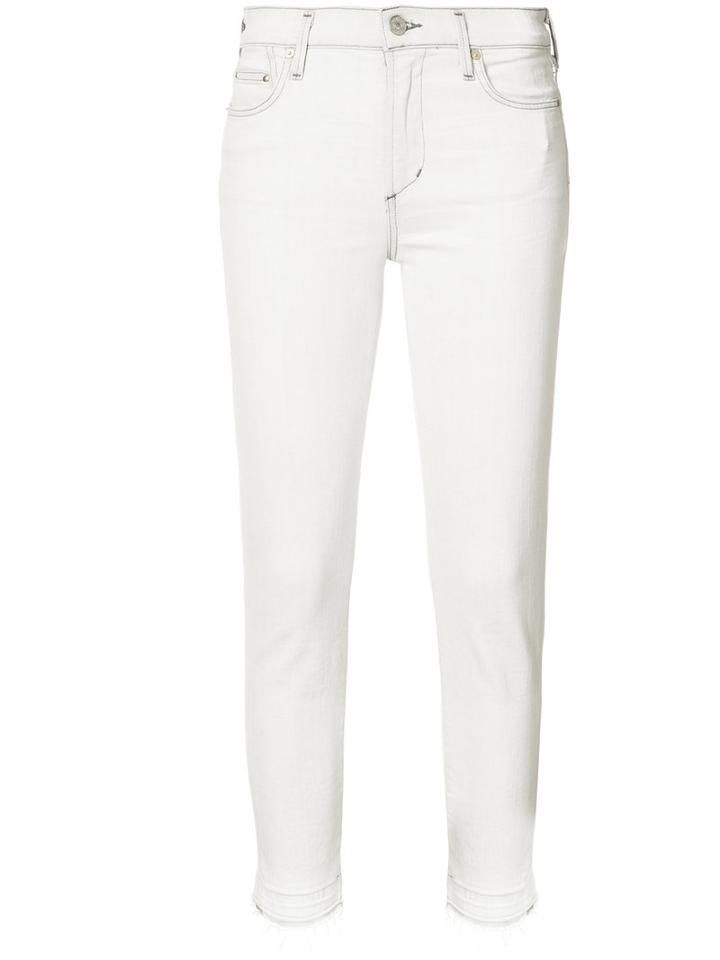 Citizens Of Humanity - Cropped Skinny Jeans - Women - Cotton/spandex/elastane - 29, Grey, Cotton/spandex/elastane