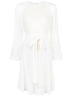 Giambattista Valli Flared Flaunty Dress - White
