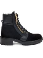 Balmain Zip Detail Boots - Black