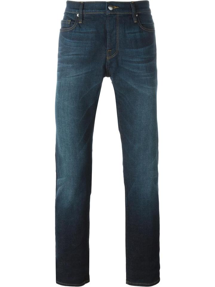 Frame Denim Slim-fit Jeans, Men's, Size: 29, Blue, Cotton/polyester/spandex/elastane