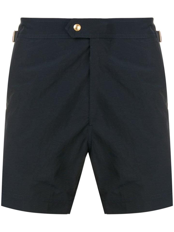 Tom Ford Plain Swim Shorts - Blue
