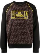 Fendi Ff Monogram Sweatshirt - Black