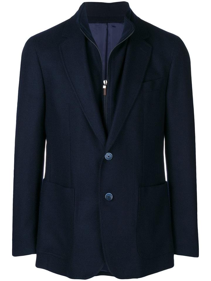 Hackett Zip Blazer - Blue