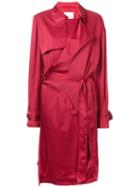A.f.vandevorst Trench Style Dress, Women's, Size: 40, Red, Polyester