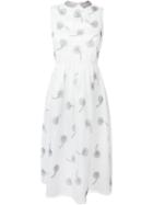 Jupe By Jackie Floral Embroidered Dress, Women's, Size: 3, White, Cotton