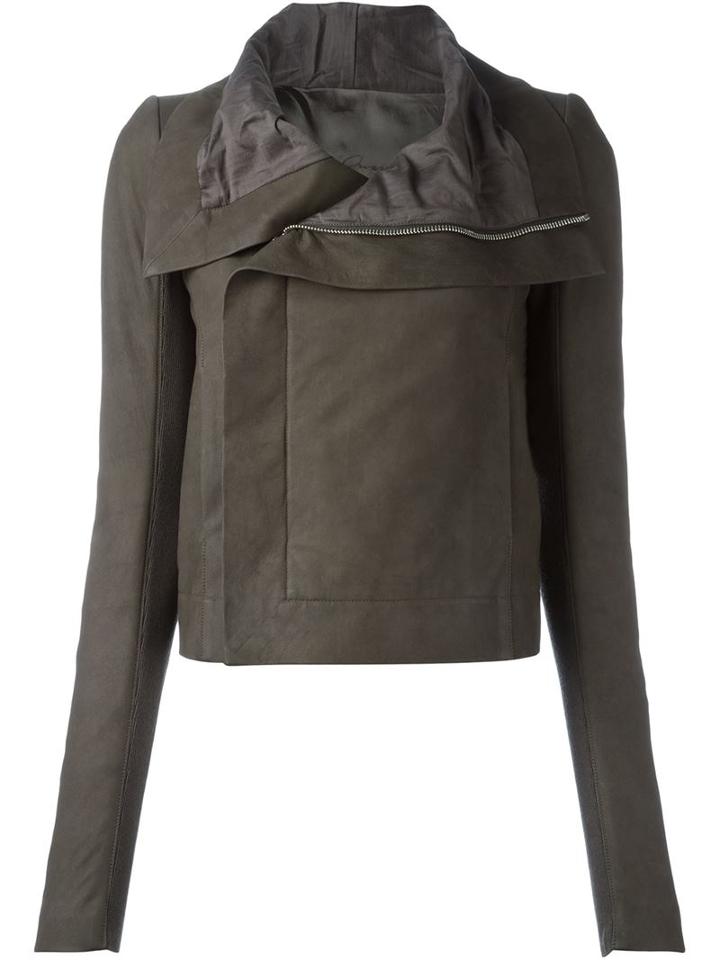 Rick Owens Draped Collar Jacket