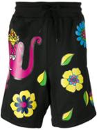 Moschino - Printed Bermuda Shorts - Men - Cotton/polyester - S, Black, Cotton/polyester