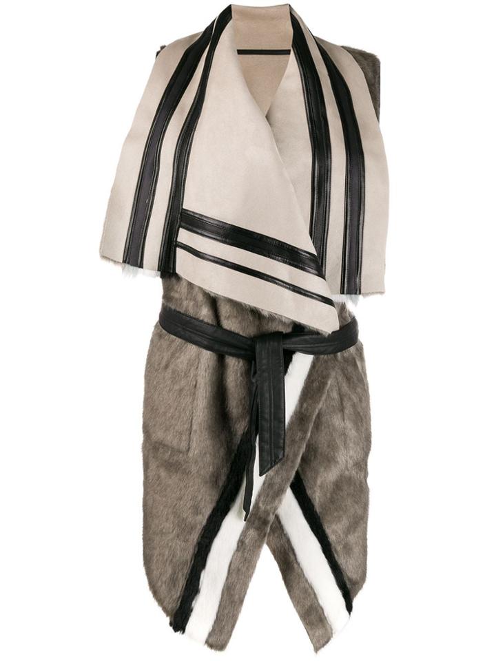 Urbancode Ivy Reversible Faux-fur Vest - Grey