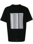 Alexander Wang - Welded Barcode T-shirt - Men - Cotton - M, Black, Cotton