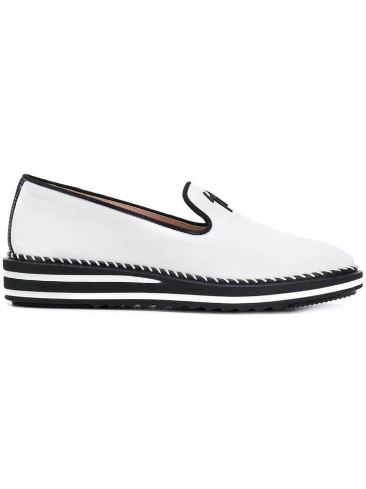 Giuseppe Zanotti Design Tim Loafers - White