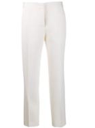 Jil Sander High-rise Cigarette Trousers - White