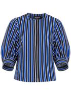 Reinaldo Lourenço Striped Top - Blue