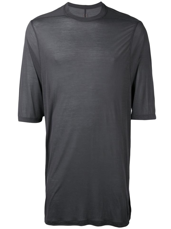 Long T-shirt - Men - Viscose - One Size, Grey, Viscose, Rick Owens Drkshdw