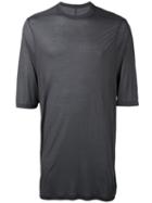 Long T-shirt - Men - Viscose - One Size, Grey, Viscose, Rick Owens Drkshdw