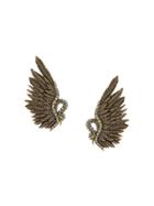 Lanvin Swan Earrings - Metallic