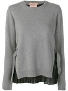 Twin-set Crew Neck Sweater - Grey