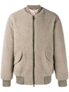 Helmut Lang Shearling Jacket, Men's, Size: Medium, Grey, Polyester/cotton/viscose/lamb Skin