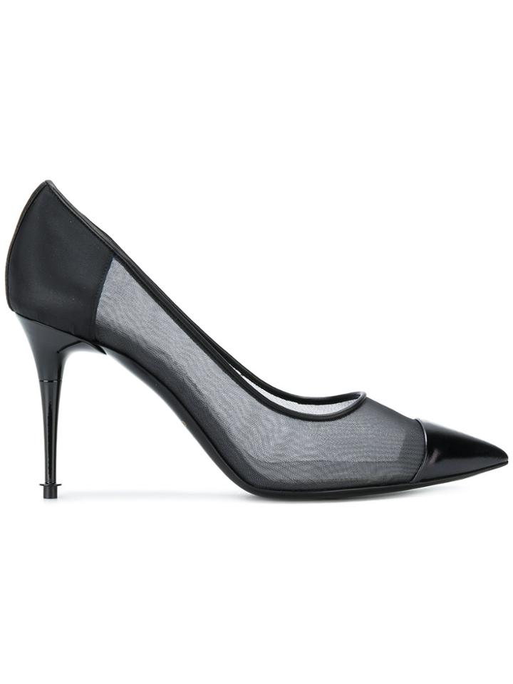 Tom Ford Bimaterial Pumps - Black