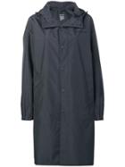 Helmut Lang Hooded Raincoat - Black
