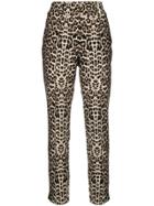 Veronica Beard Leopard Print Trousers - Nude & Neutrals