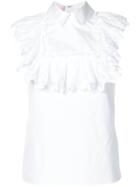 Giamba Classic Sleeveless Shirt - White