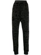 Giambattista Valli Logo Print Track Pants - Black