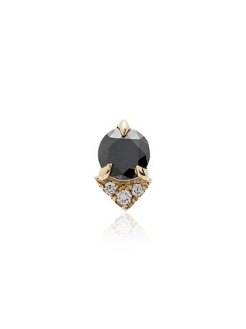 Lizzie Mandler Fine Jewelry Spike Stud Black Diamond And Diamond 18k