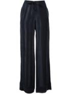 Ann Demeulemeester 'warbler' Trousers, Women's, Size: 42, Black, Cupro/viscose