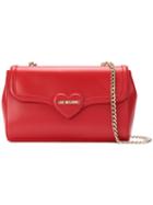 Love Moschino - Double Chain-straps Shoulder Bag - Women - Polyurethane - One Size, Red, Polyurethane
