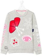 Kenzo Kids - Teen Multi Icon Sweatshirt - Kids - Cotton/polyester - 14 Yrs, Grey