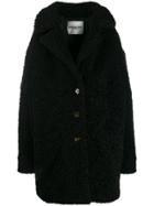 Essentiel Antwerp Oversized Teddy Coat - Black