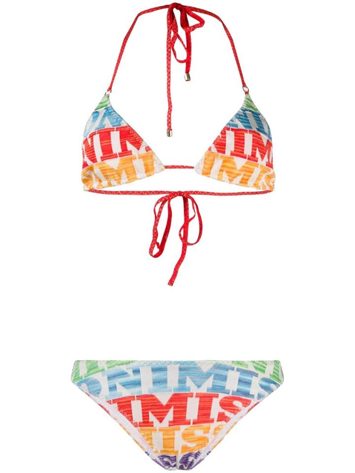 Missoni Mare All-over Logo Bikini - White