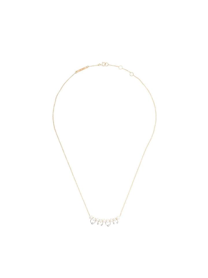 Delfina Delettrez 18kt Yellow Gold Two-in-one Pearl And Diamond