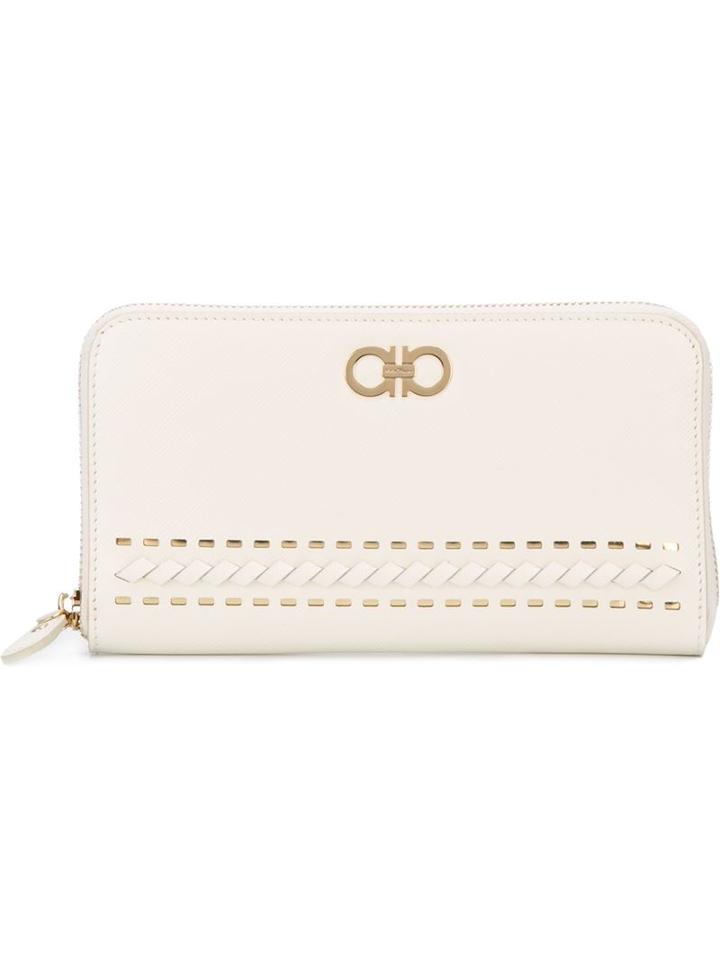 Salvatore Ferragamo All Around Zip Wallet