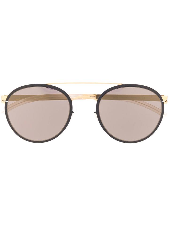 Mykita Buster Round Frame Sunglasses - Black