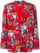 Kenzo Pre-owned Floral Printed Jacket - Red