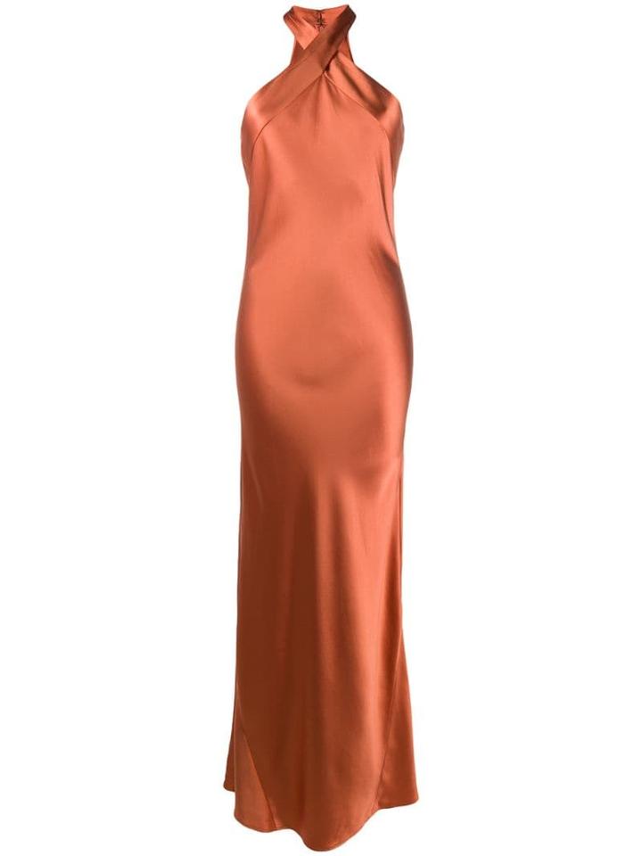 Galvan Eve Dress - Orange
