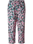 Marni Abstract Printed Cropped Trousers