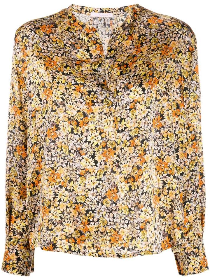 Kristina Ti Floral Print Blouse - Yellow