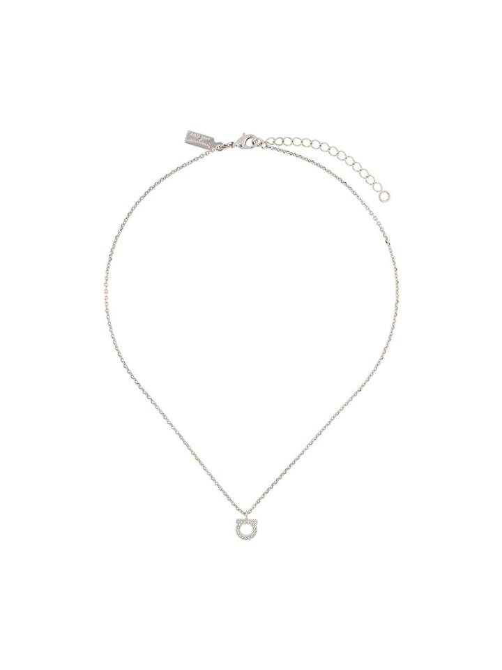Salvatore Ferragamo Gancio Necklace - Silver