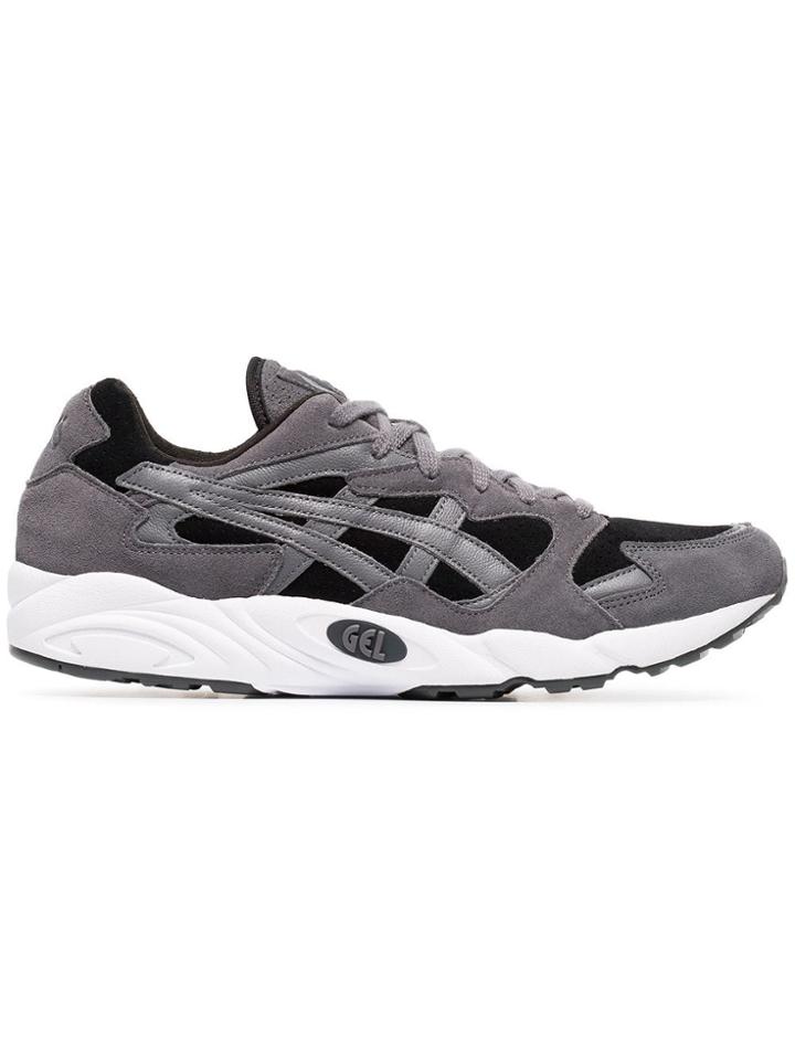Asics Grey, Black And White Gel Diablo Sneakers