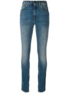 Saint Laurent - Skinny Jeans - Women - Cotton/spandex/elastane - 28, Blue, Cotton/spandex/elastane