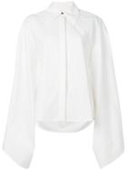 A.w.a.k.e. Oversized-sleeve Shirt - White