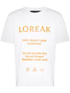 Loreak Mendian Label Print T-shirt - White