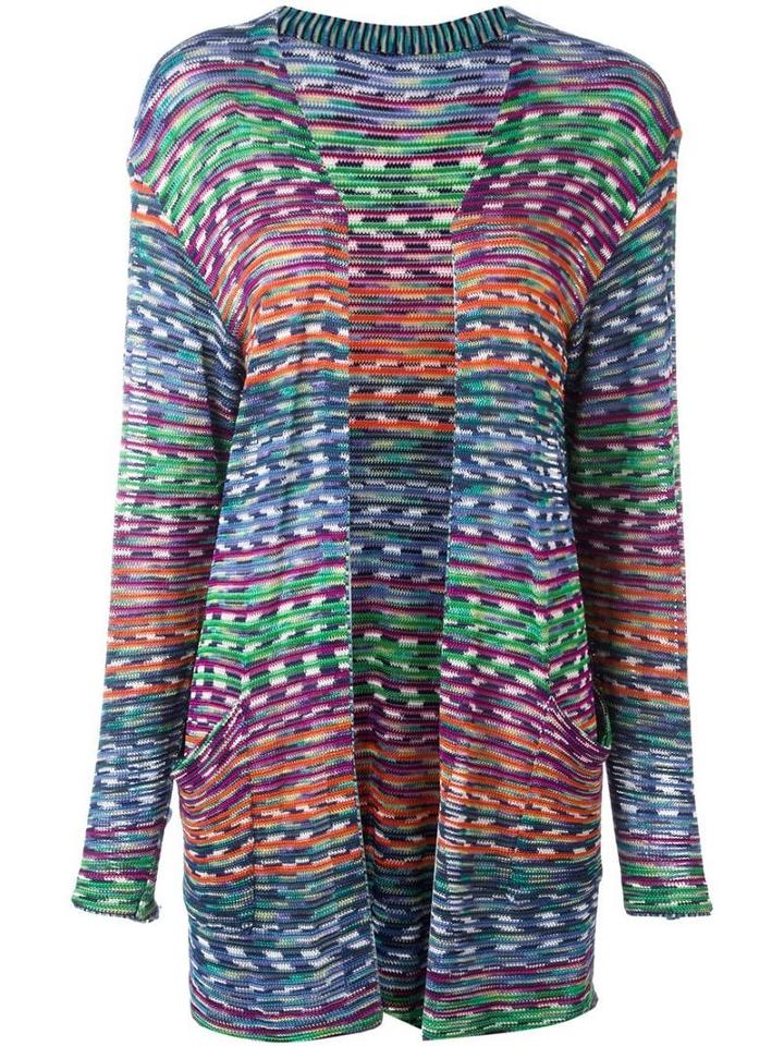Missoni Pre-owned Open Front Knitted Cardigan - Multicolour