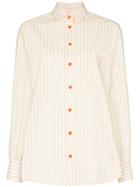Sies Marjan Button-down Striped Shirt - Neutrals
