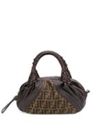 Fendi Pre-owned 2000's Bauletto Zucca Bag - Brown