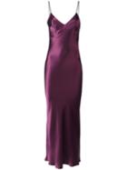Gilda & Pearl 'sophia' Long Slip Camisole, Women's, Size: Small, Red, Silk